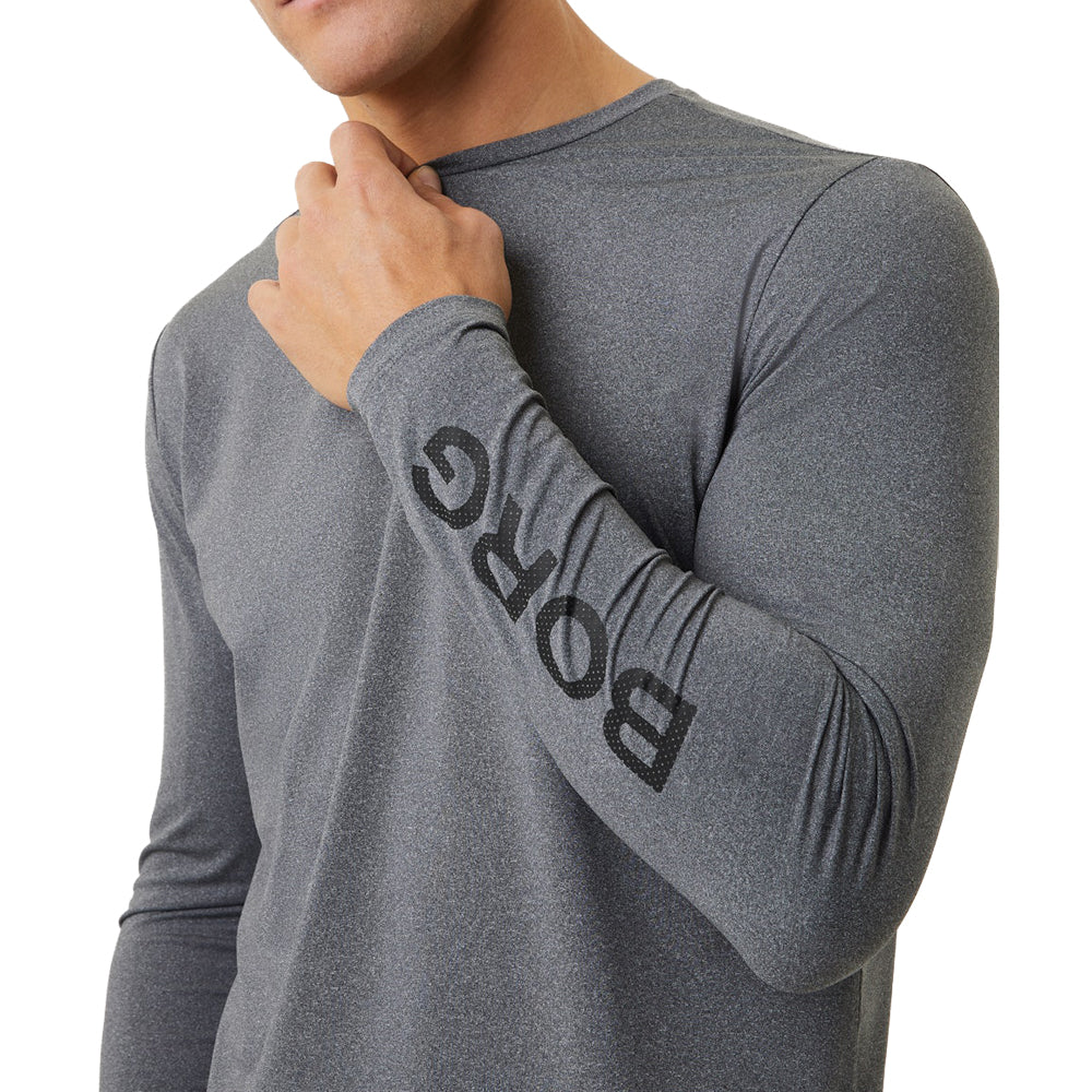 Long sleeve hotsell grey t shirt