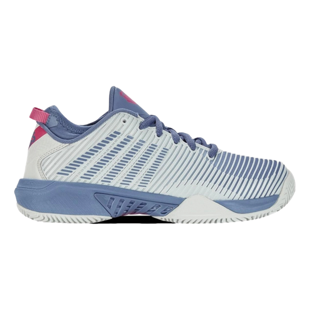 K-Swiss Hypercourt Supreme HB Tennis Shoes (Ladies) - Blue Blush/Infinity/Carmine rose