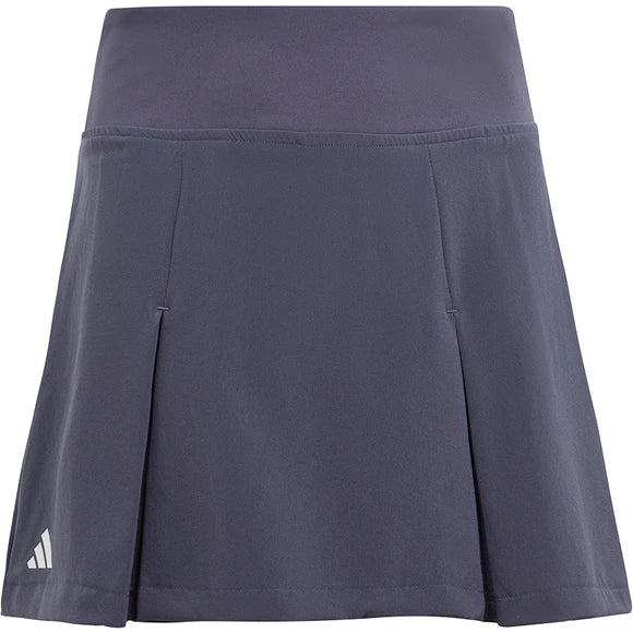 Adidas Pleat Skirt (Girls) - Dark Blue