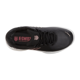 K-Swiss Hypercourt Express 2 Carpet Tennis Shoes (Ladies) - Black/White/Rose Gold