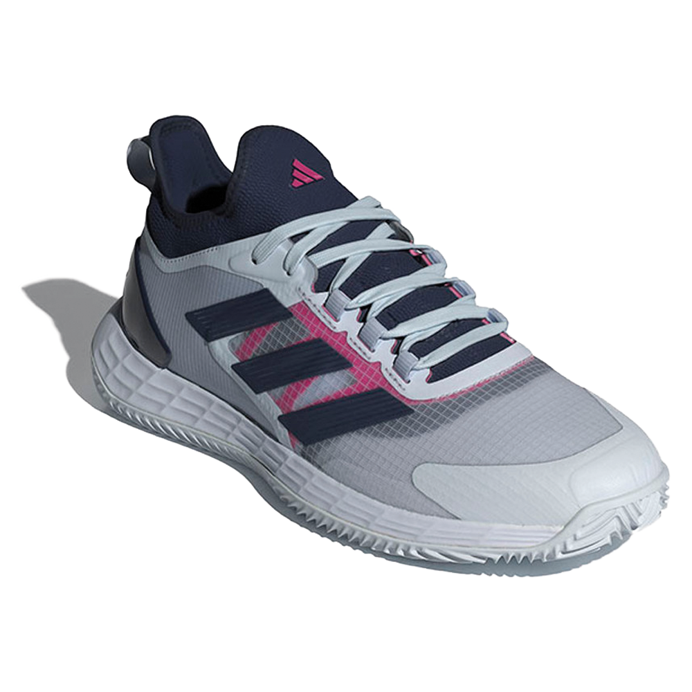 Adidas Ubersonic 4.1 Clay Court Tennis Shoes (Mens) - Halo Blue/Dark Blue/Team Shock Pink 2