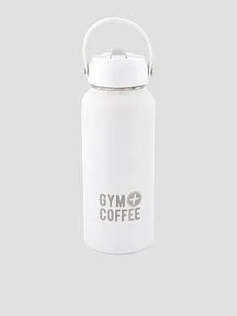 Gym+Coffee 1L Hydrate Bottle - White