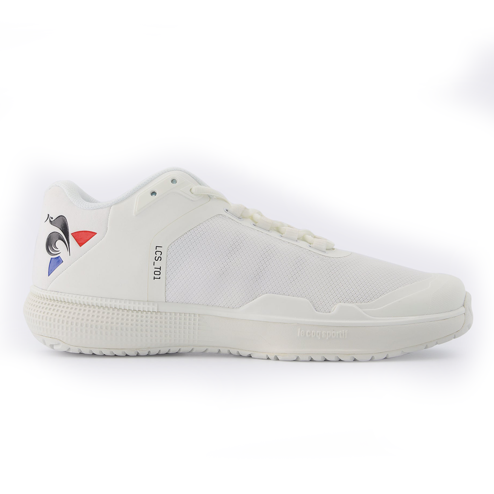 Le Coq Sportif FUTUR LCS T01 All Court Tennis Shoes (Unisex) - Bright White