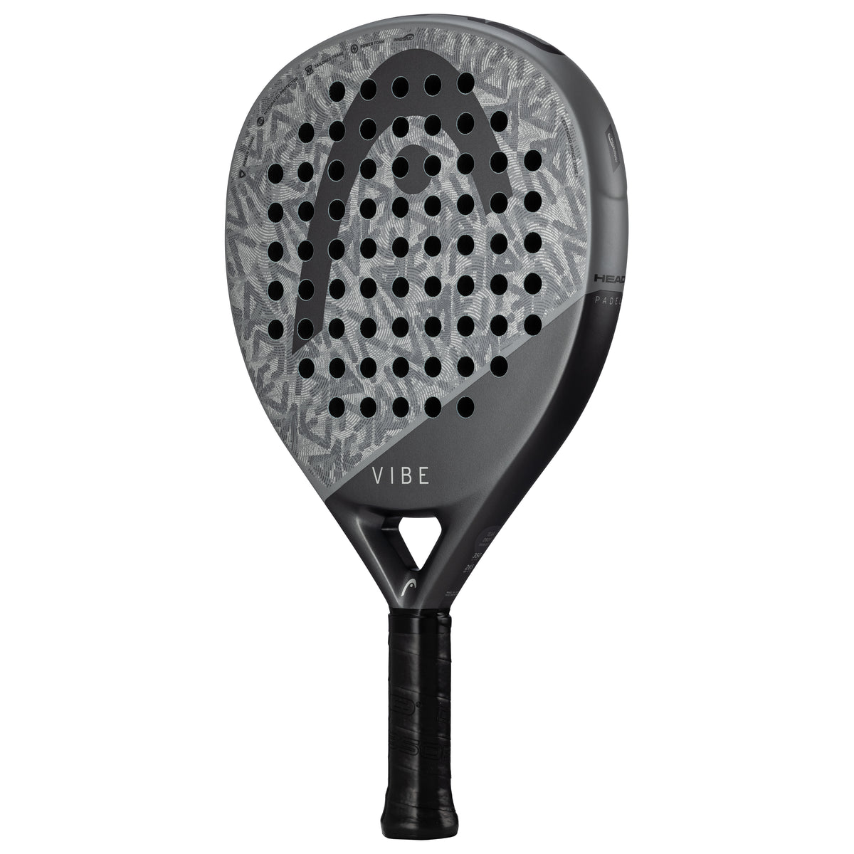 HEAD Vibe 2025 Padel Racket - Grey/Black