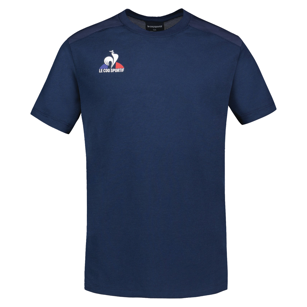 Le Coq Sportif Tennis Tee (Junior) - Dress Blue