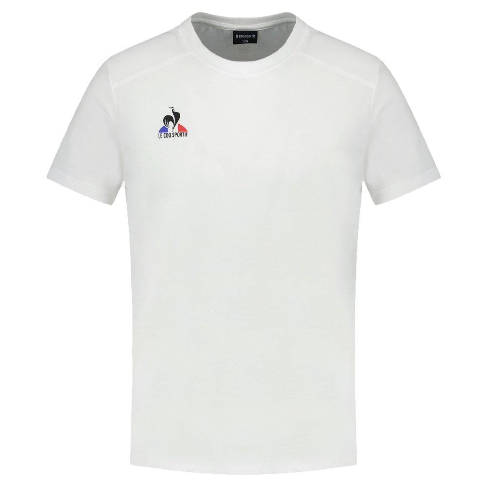 Le Coq Sportif Tennis Tee (Junior) - New Optic White