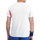 Le Coq Sportif Pro Tennis Short Sleeve Tee (Mens) - New Optical White