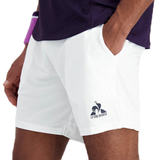 Le Coq Sportif Pro Tennis Shorts (Mens) - New optic White