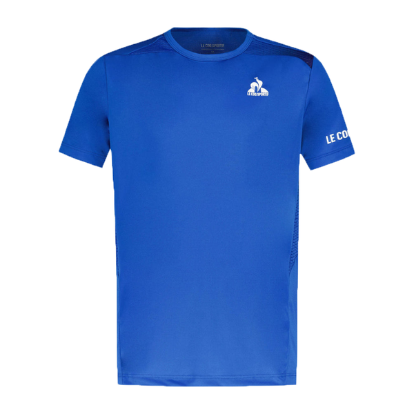 Le Coq Sportif Pro Tennis Short Sleeve Tee (Boys) - Lapis