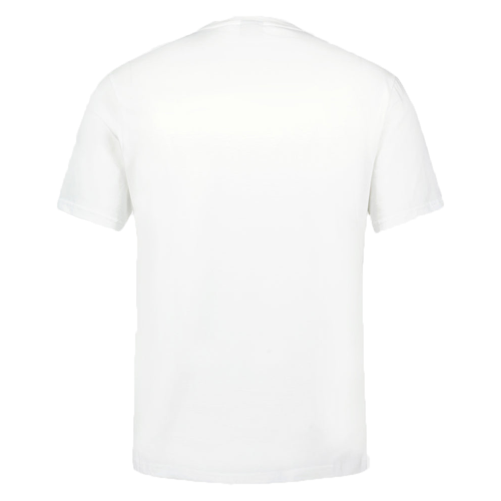 Le Coq Sportif Graphic Tennis Fanwear T-Shirt (Boys) - White/Rouge Electric/Blue