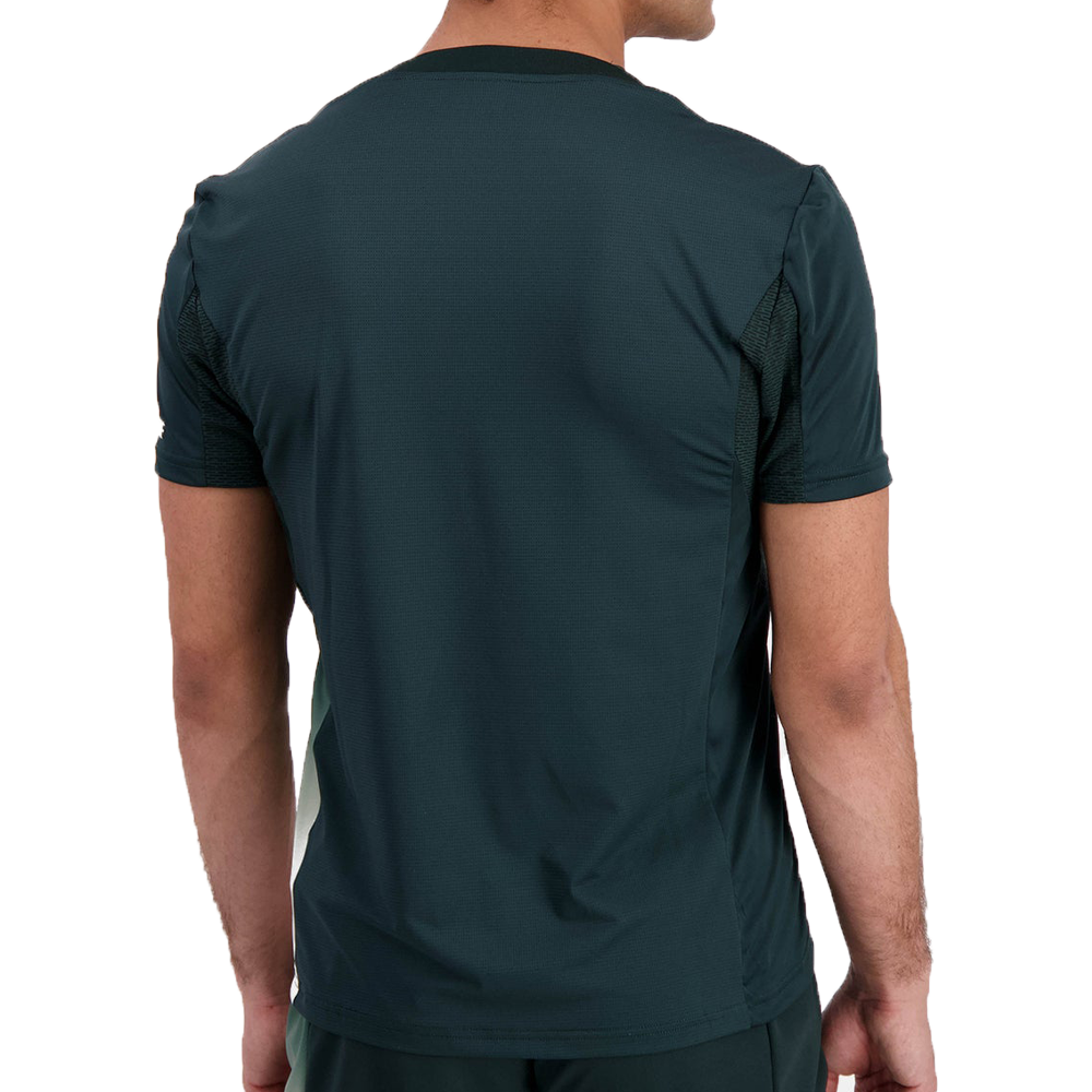 Le Coq Sportif Pro Tennis Short Sleeve Tee (Mens) - Scarab