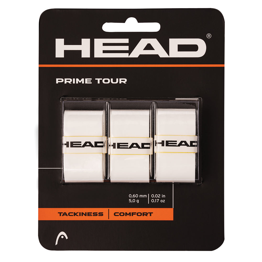 Head Prime Tour 3 Pack - White