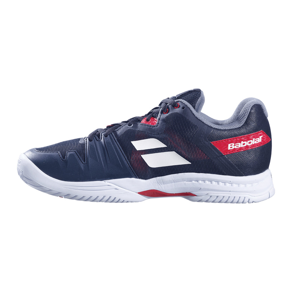 Babolat SFX3 All Court Tennis Shoes (Mens) - Black/Poppy Red