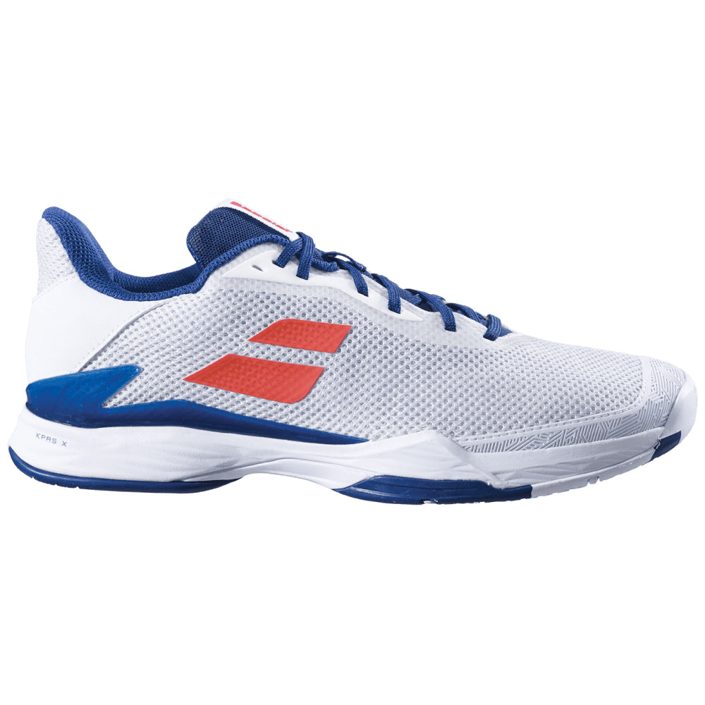 Babolat Jet Tere All Court Tennis Shoes (Mens) - White/Estate Blue