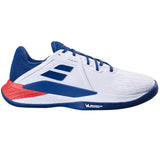 Babolat Propulse Fury 3 Clay Court (Mens) - White/Estate Blue