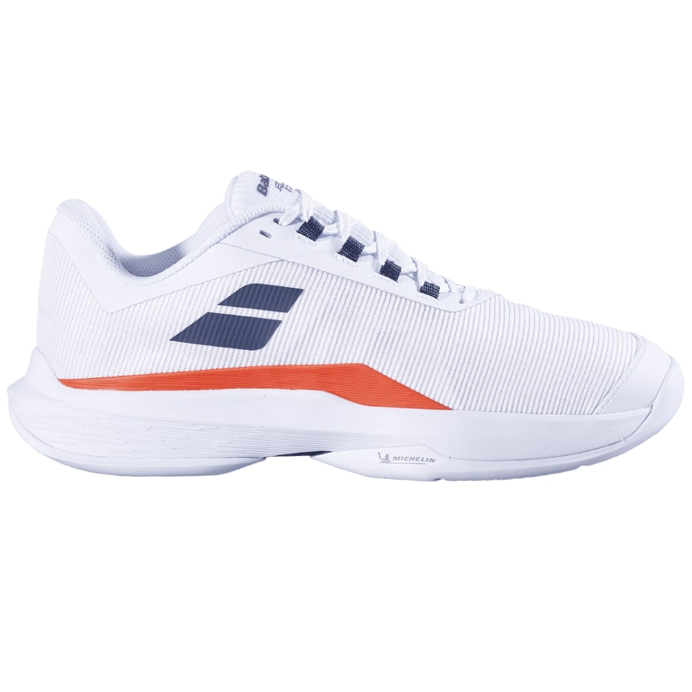 Jet Tere 2 All Court Tennis Shoes (Mens) - White/Strike Red