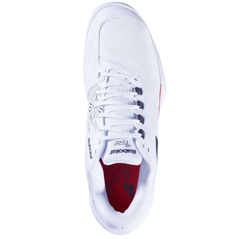 Jet Tere 2 All Court Tennis Shoes (Mens) - White/Strike Red