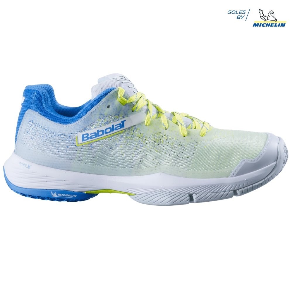 Babolat Jet Ritma Padel Shoes (Ladies) - Plume/Sulphur Spring