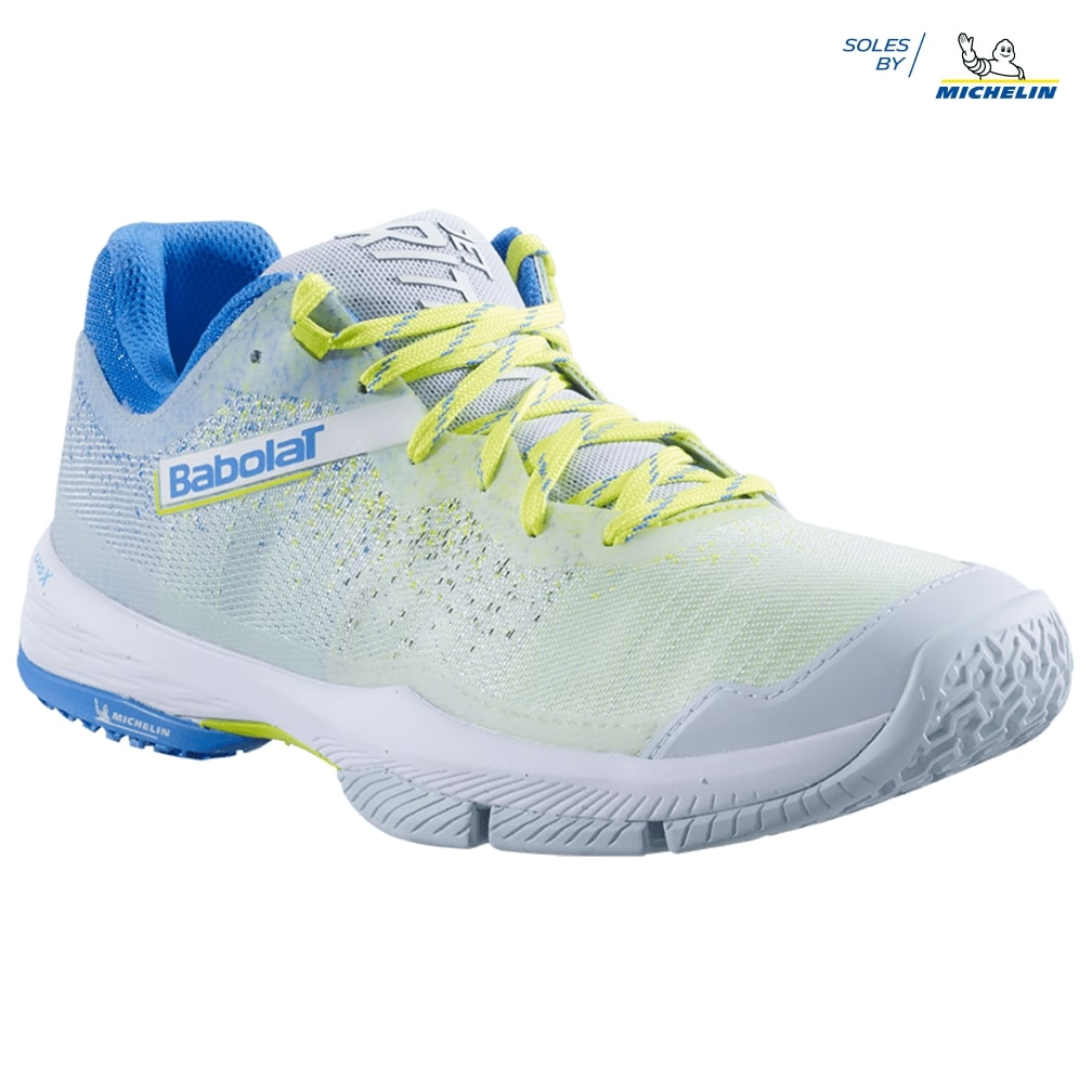 Babolat Jet Ritma Padel Shoes (Ladies) - Plume/Sulphur Spring