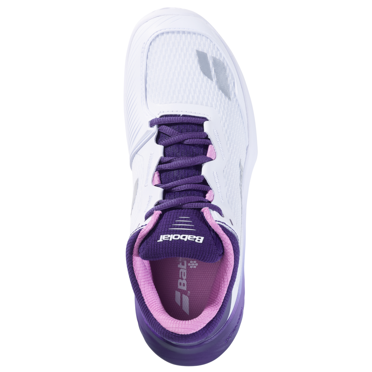 Babolat SFX 4 All Court Tennis Shoe (Ladies) - White/Dark Purple