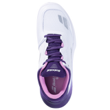 Babolat SFX 4 All Court Tennis Shoe (Ladies) - White/Dark Purple