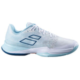 Babolat Jet Mach 3 All Court (Ladies) Tennis Shoe - White/Angel Blue