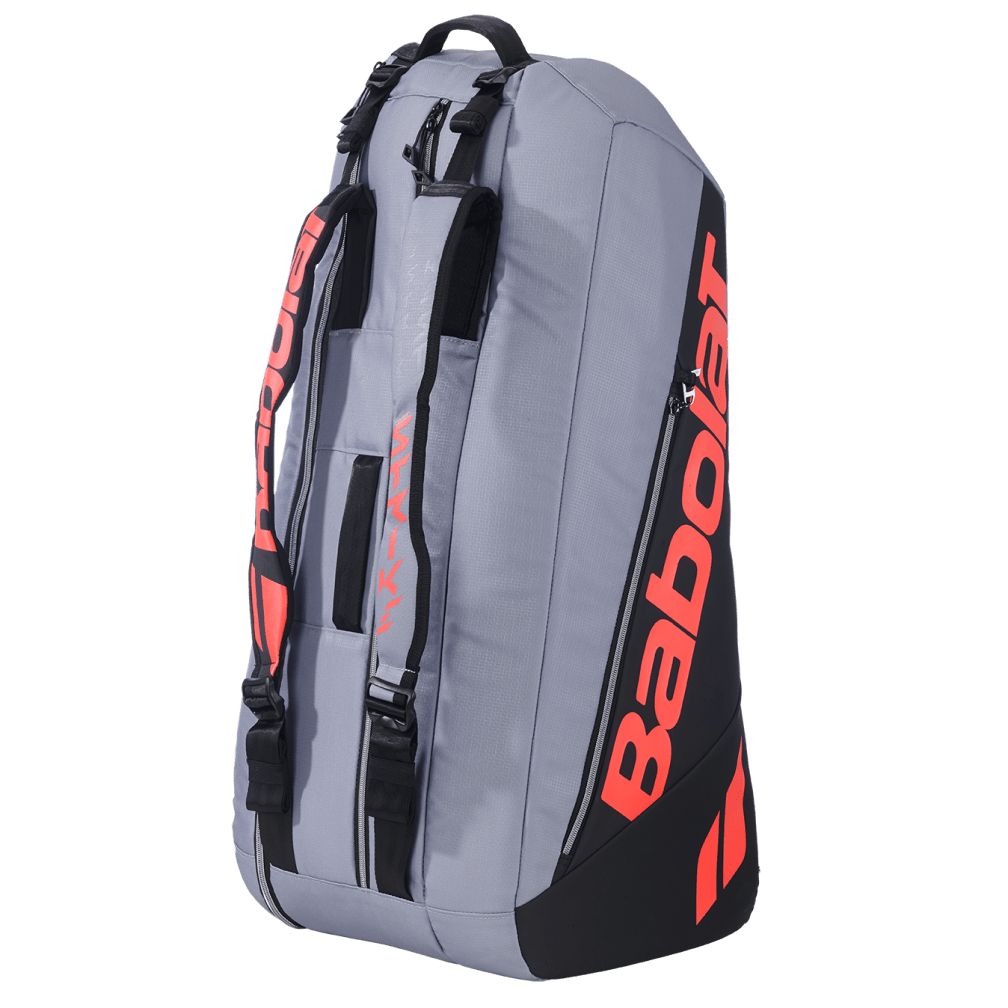 Babolat RH6 Pure Strike Bag Carbon Grey/Fluro
