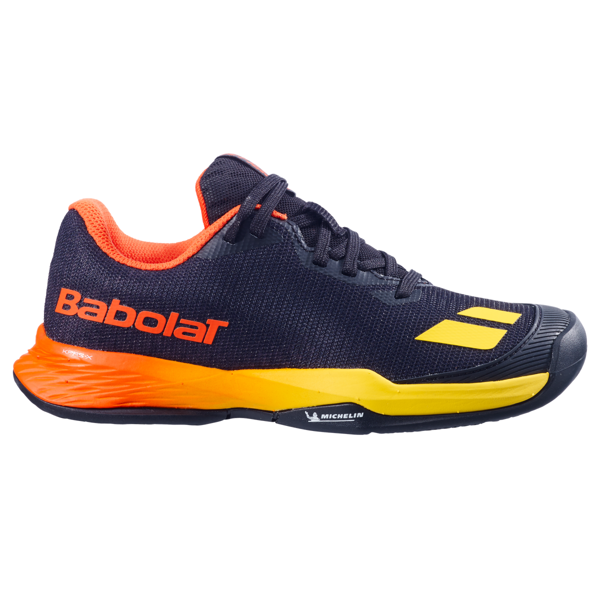Babolat Jet Mach 3 Junior All Court Tennis Shoe (Boys) - Black/Sunset