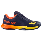 Babolat Jet Mach 3 Junior All Court Tennis Shoe (Boys) - Black/Sunset