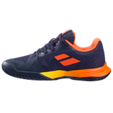 Babolat Jet Mach 3 Junior All Court Tennis Shoe (Boys) - Black/Sunset