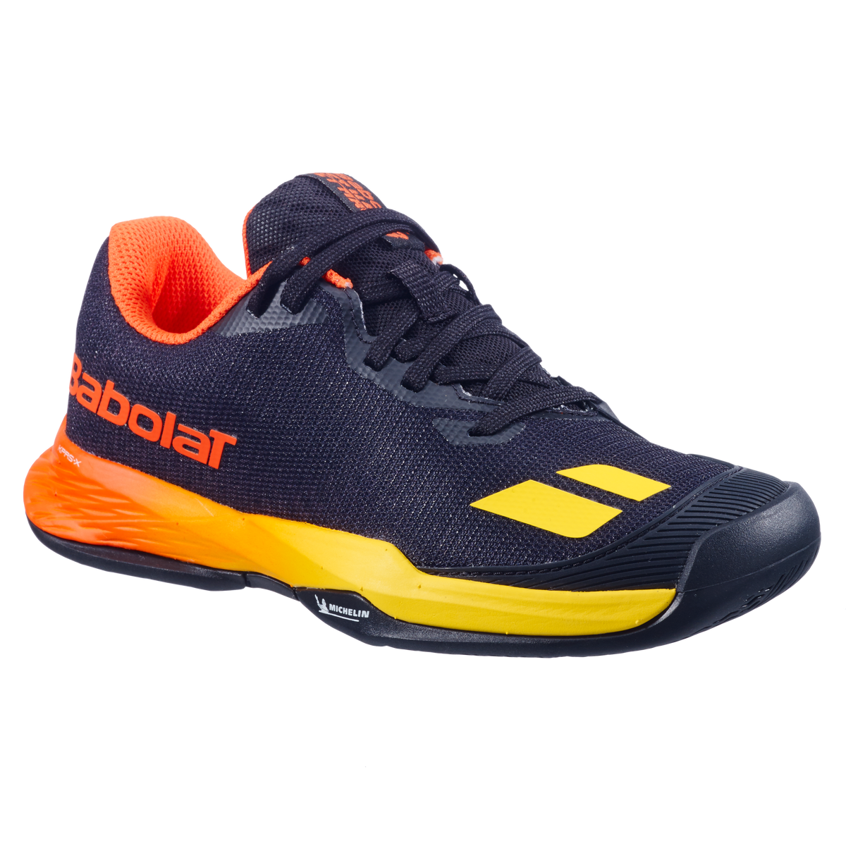 Babolat Jet Mach 3 Junior All Court Tennis Shoe (Boys) - Black/Sunset