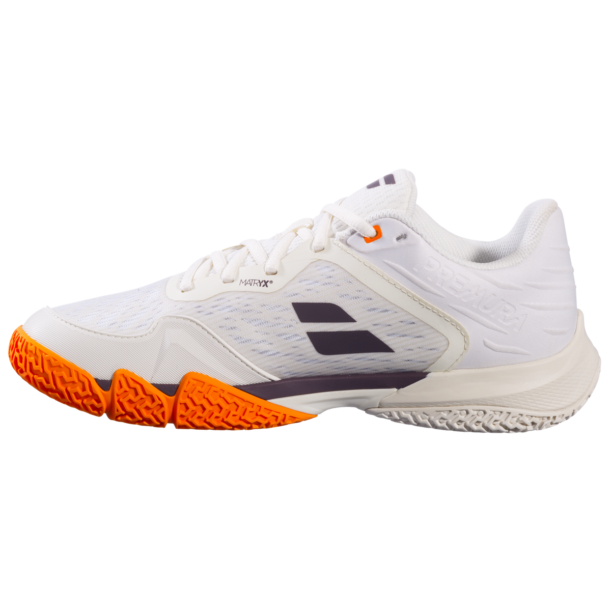 Babolat Premura 3 Padel Shoe (Mens) - Cream/Orange