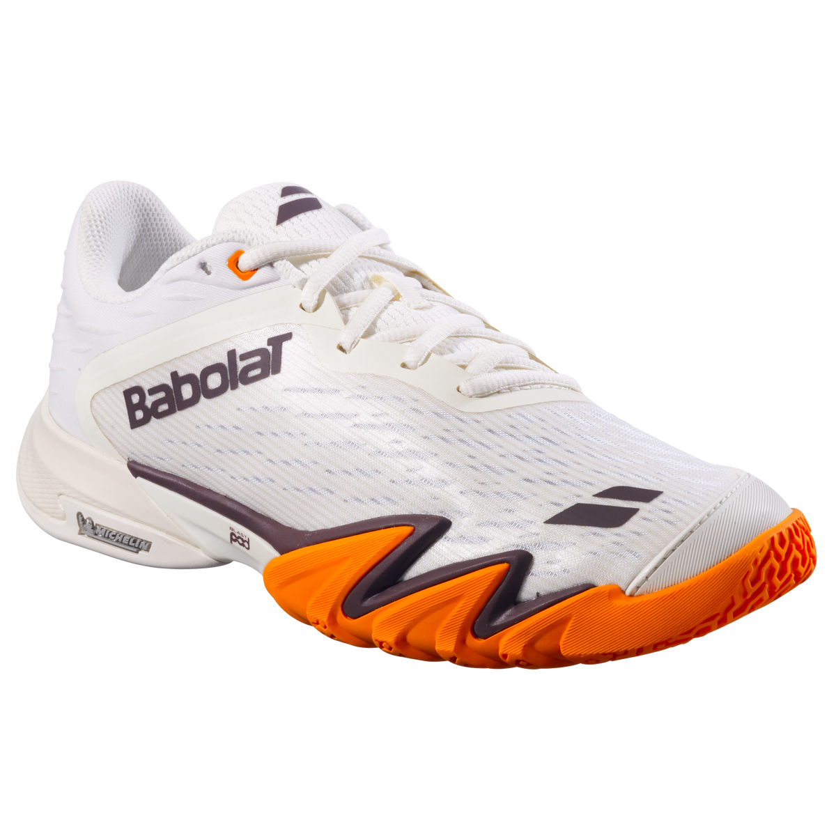 Babolat Premura 3 Padel Shoe (Mens) - Cream/Orange