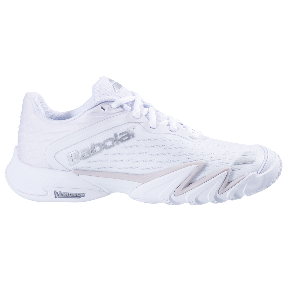 Babolat Premura 3 Padel Shoe (Womens) - White/Silver