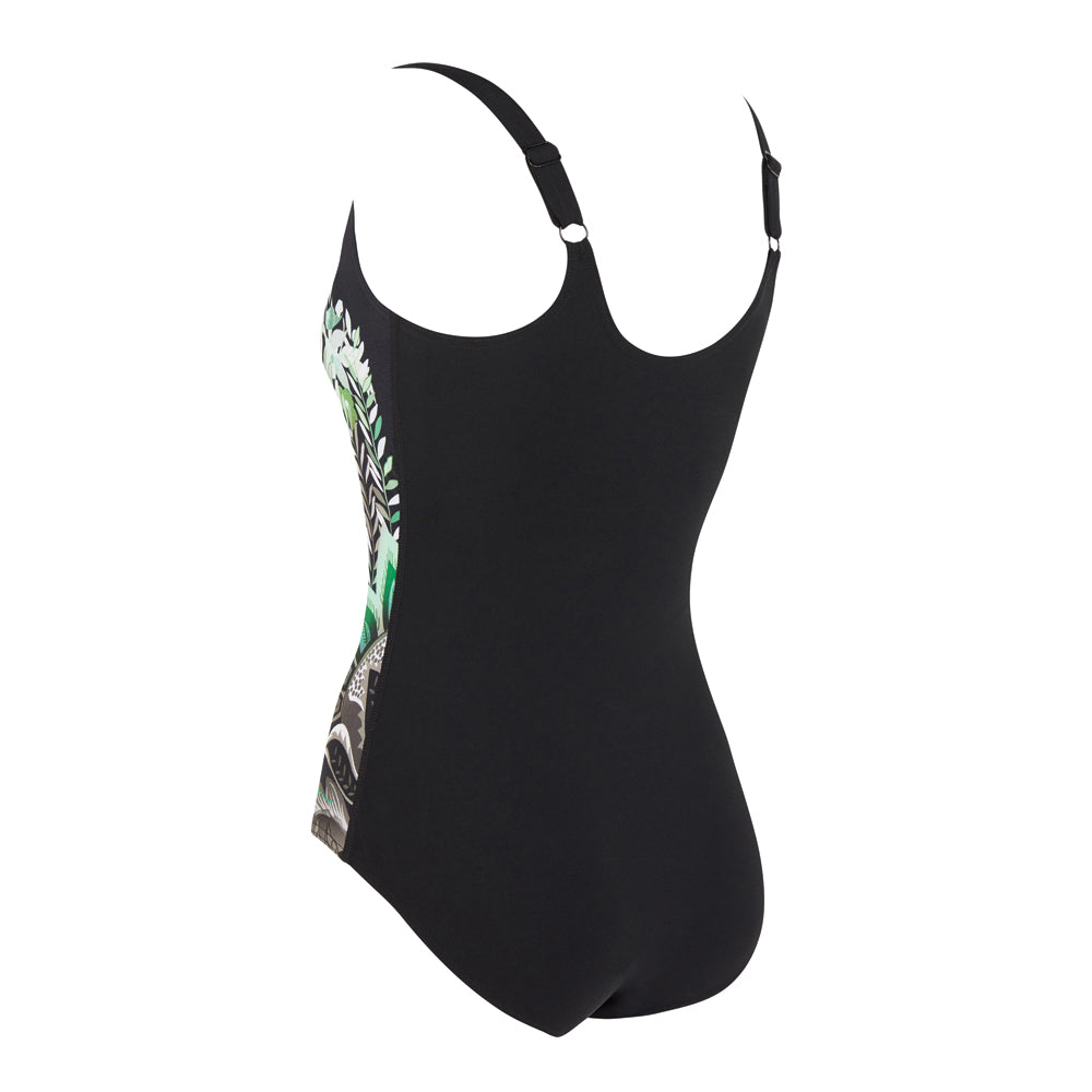 Swimming Costume Zoggs Adjustable Scoopback Women - Botanica