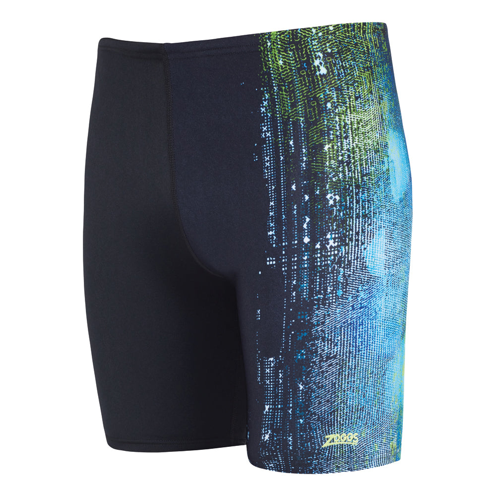 Mens Swimming Mid-Jammers Zoggs - Grit Print