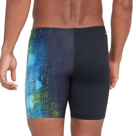 Mens Swimming Mid-Jammers Zoggs - Grit Print