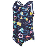 Girls Scoopback Swimming Costume - Holly Day