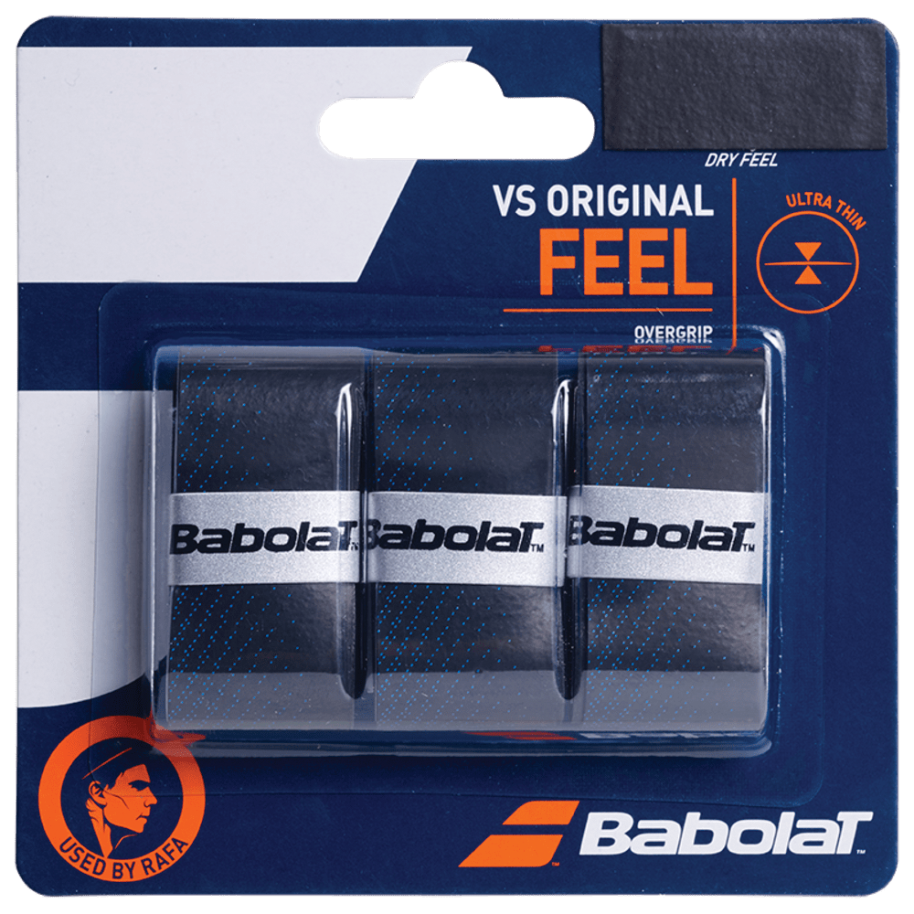 Babolat VS Original Tennis Overgrip - Black/Blue