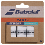 Babolat Comfort Padel Overgrip (3 Pack) - White
