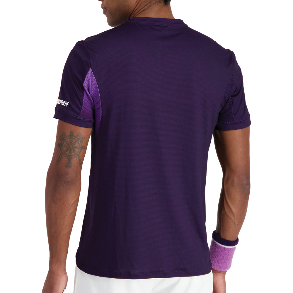 Polo le on sale coq sportif violet