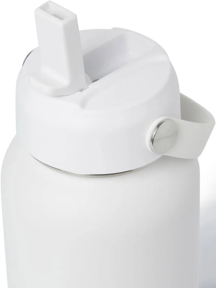 Gym+Coffee 1L Hydrate Bottle - White