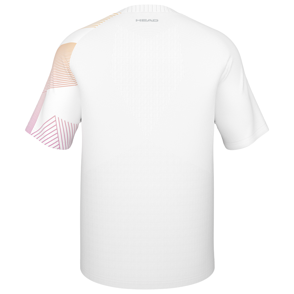HEAD Performance Melbourne Tennis T-Shirt (Mens) - White/Yellow