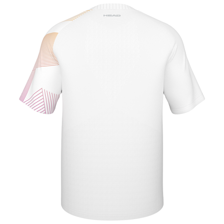HEAD Performance Melbourne Tennis T-Shirt (Mens) - White/Yellow