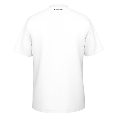 HEAD Topspin Tennis T-Shirt (Mens) - Vision/Orange Alert