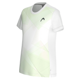 HEAD Tie-Break T-Shirt Women - White/Celery Green
