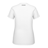 HEAD Tie-Break T-Shirt Women - White/Celery Green