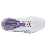 K-Swiss Hypercourt Express 3 Clay Court Tennis Shoe (Ladies) - White/Purple Haze/Lunar Rock