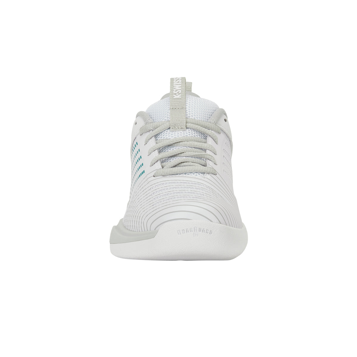 K-Swiss Ultrashot Light Carpet Tennis Shoe (Ladies) - White/Dawn Blue/Baltic