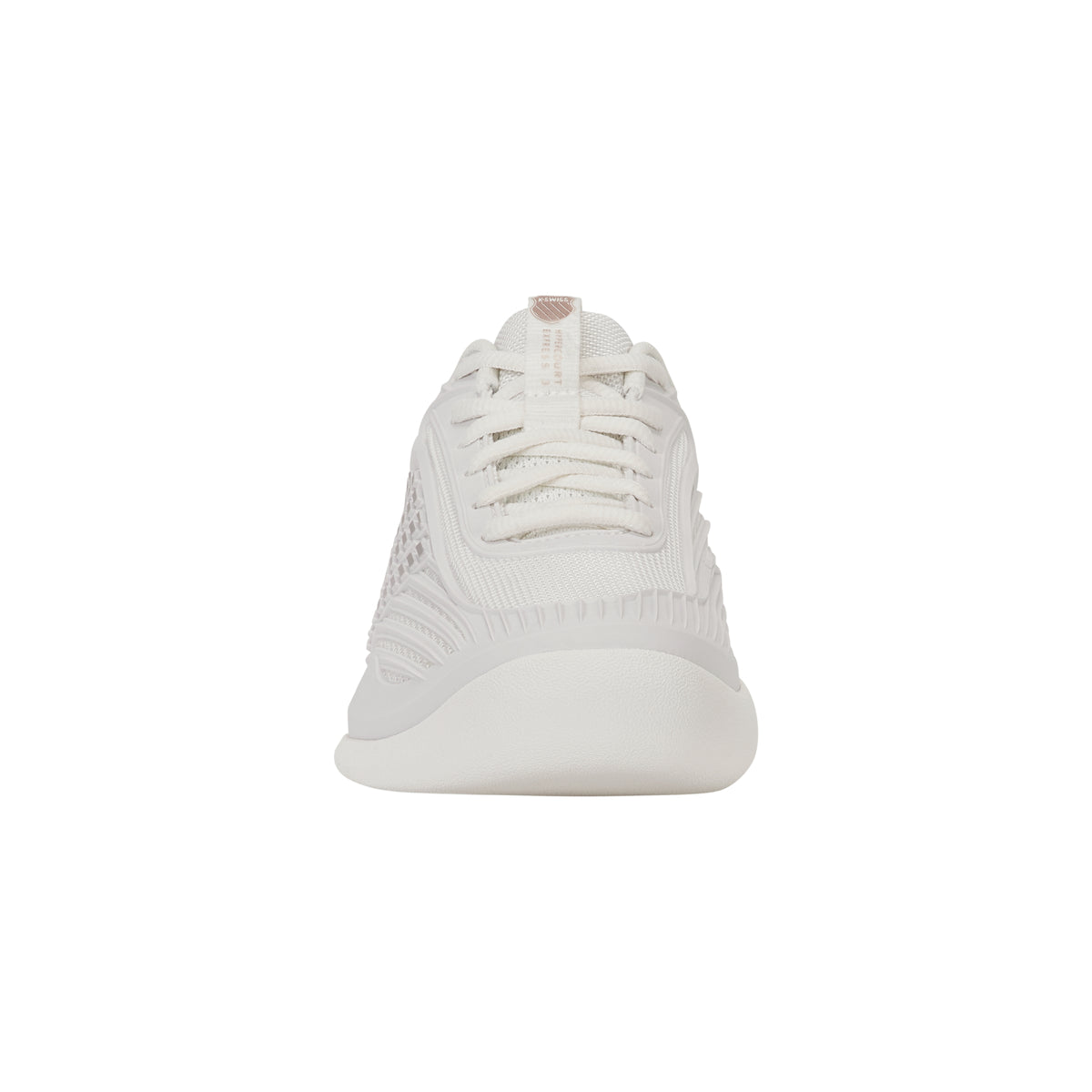 K-Swiss Hypercourt Express 3 Carpet Tennis Shoe (Ladies) - Blanc de Blanc/Rose Gold